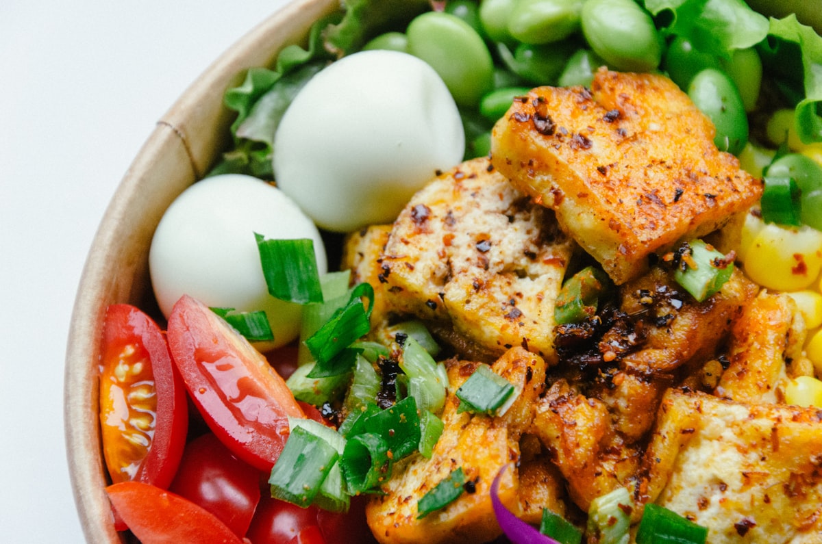 Nutritious meal preparation featuring balanced proteins, vegetables, and whole grains